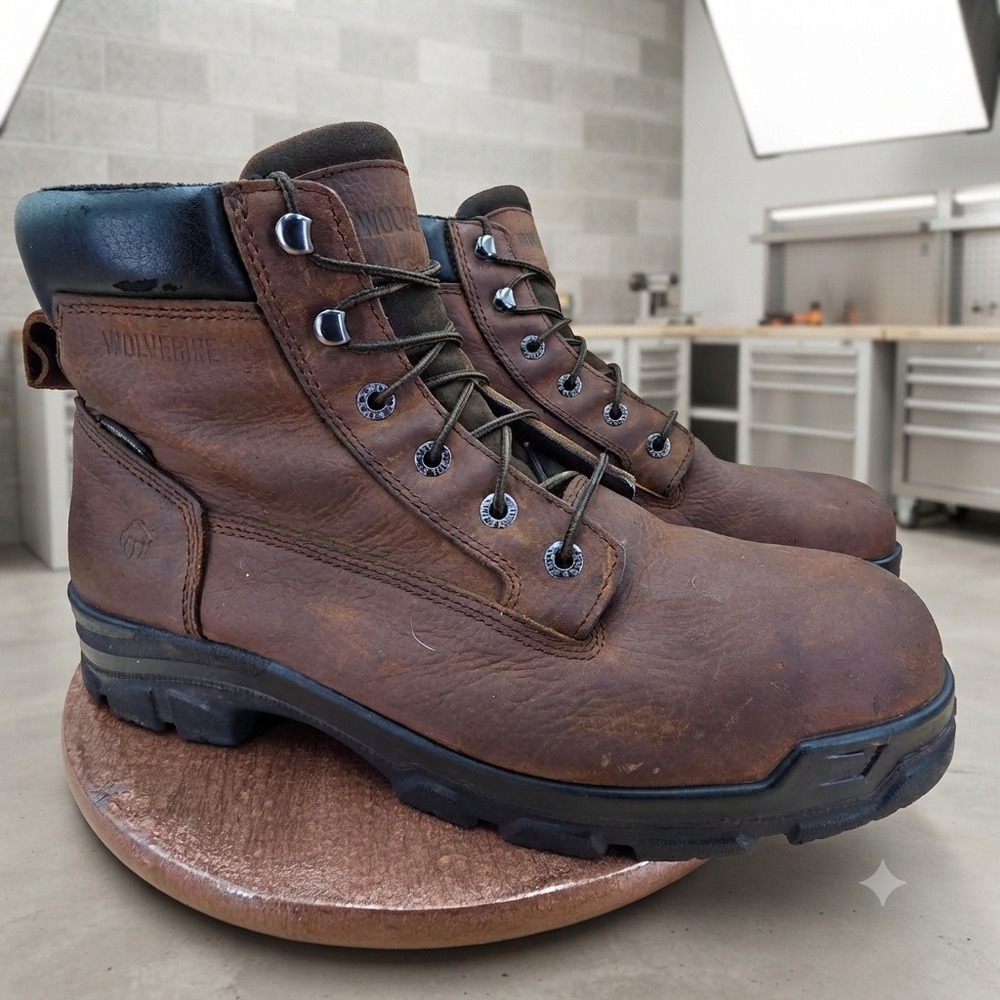 Wolverine EPX Mens Brown Leather Waterproof Work Boots ASTM F2413-18 W10916 Sz13